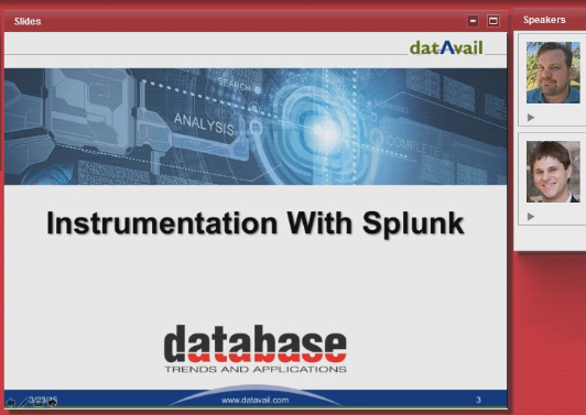 Instrumentation With Splunk